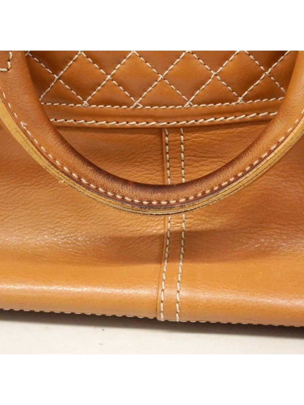 Celine Handbag Boogie Bag Leather Brown Gold - Picture 8 of 10